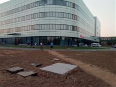 德州某縣醫(yī)院醫(yī)療廢水現(xiàn)場(chǎng)