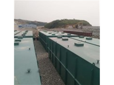 農(nóng)村一體化生活污水處理現(xiàn)場(chǎng)