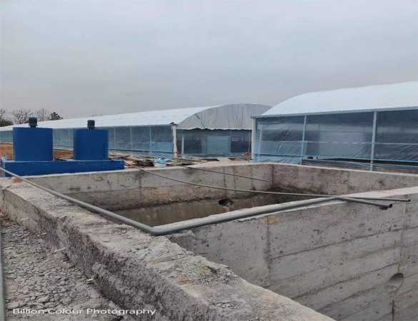 江西上饒餐廚垃圾污水處理安裝現場