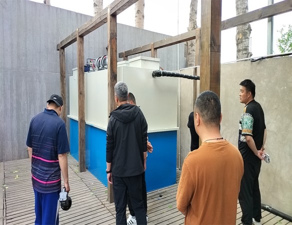 北京某物業(yè)管理公司設(shè)備安裝現(xiàn)場(chǎng)