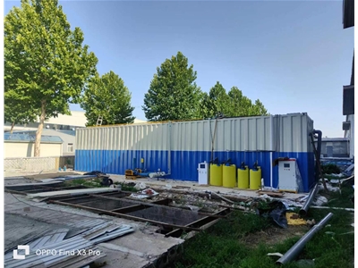 北京某玻璃廠(chǎng)定制一體化污水處理設(shè)備