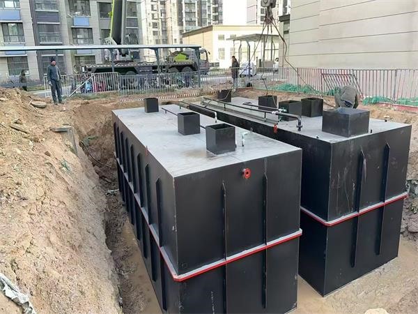 濟(jì)南章丘秀水污水處理設(shè)備安裝現(xiàn)場(chǎng)